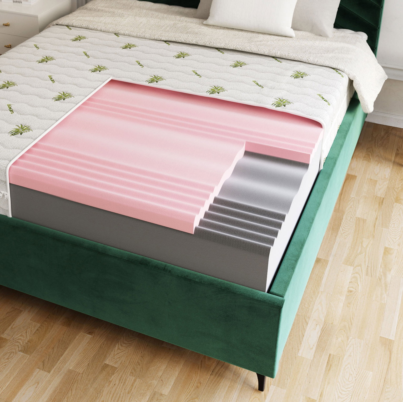 Penový matrac SELECT MAX ULTRA ALOE VERA 200x200 29 cm