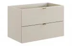 Koupelnová skříňka pod umyvalo DALIA CASHMERE 80 cm / 2 zásuvky