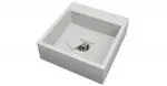 Granitový dřez FARMÁŘSKÝ bílý 60 x 63 x 21cm