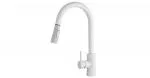 Kuchyňská baterie se sprchou TARU SLIM bílá
