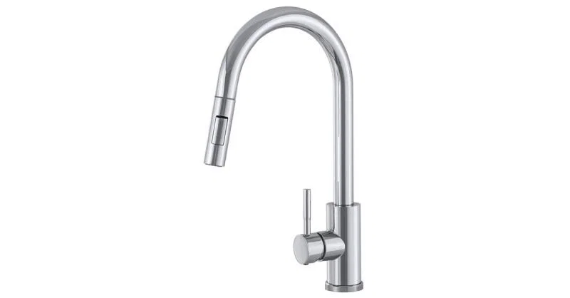 Kuchyňská baterie se sprchou TARU SLIM chromová