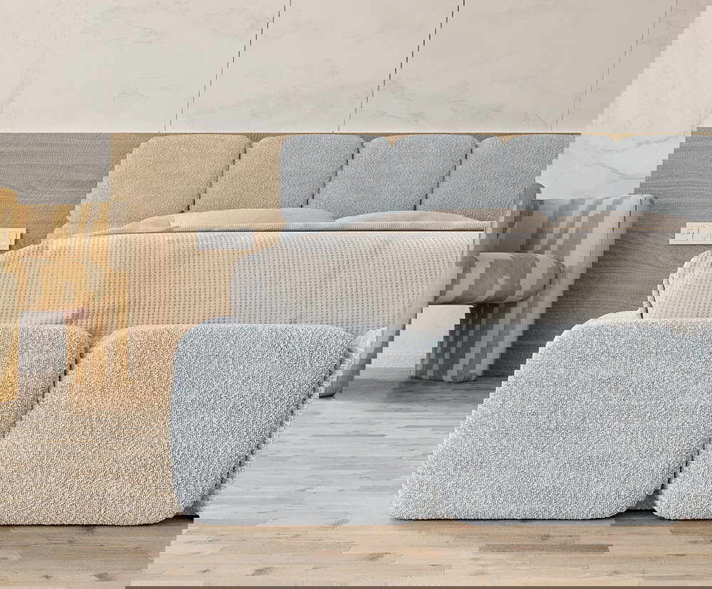 Čalúnená posteľ DELICATO 140x200 cm Tyrkysová Cleo s úložným priestorom kovový rošt