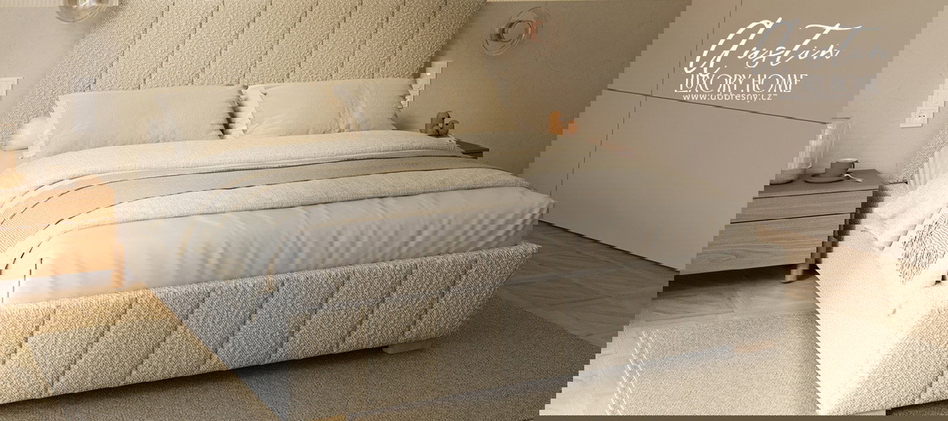 Čalúnená posteľ AUSTIN 180x200cm Béžová Boucle s úložným priestorom kovový rošt