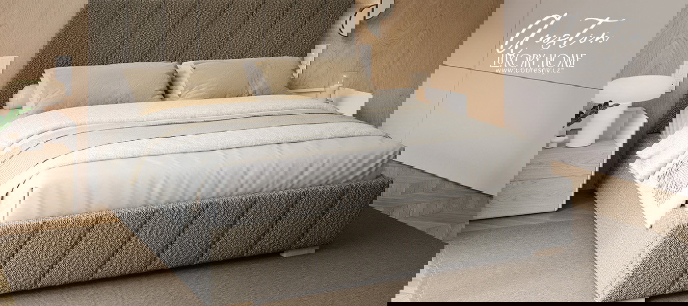 Čalúnená posteľ AUSTIN 180x200cm Tmavo sivá Boucle s úložným priestorom kovový rošt