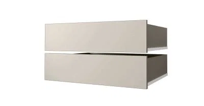 Sada zásuvek 2ks - Do šatních skříní s posuvnými dveřmi 120-200cm | Kašmír