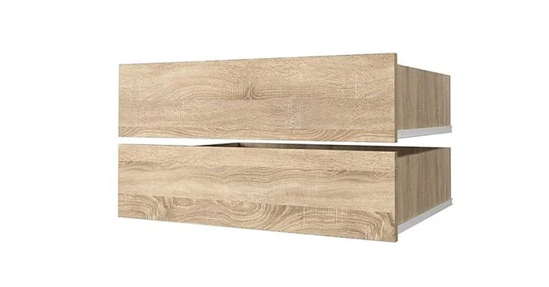 Sada zásuvek 2ks - Do šatních skříní s posuvnými dveřmi 100cm | Sonoma