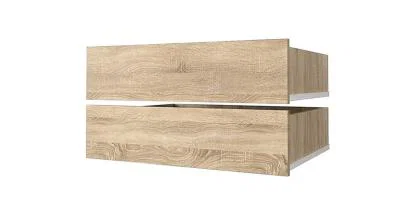 Sada zásuvek 2ks - Do šatních skříní s posuvnými dveřmi 250cm | Sonoma