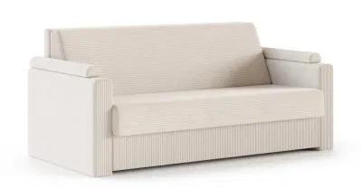 Rozkládací pohovka VIBO KRÉMOVÁ SZTRUKS 140x198cm