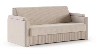 Rozkládací pohovka VIBO BÉŽOVÁ SZTRUKS 140x198cm