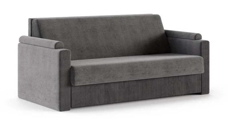 Rozkládací pohovka VIBO GRAFIT SZTRUKS 140x198cm