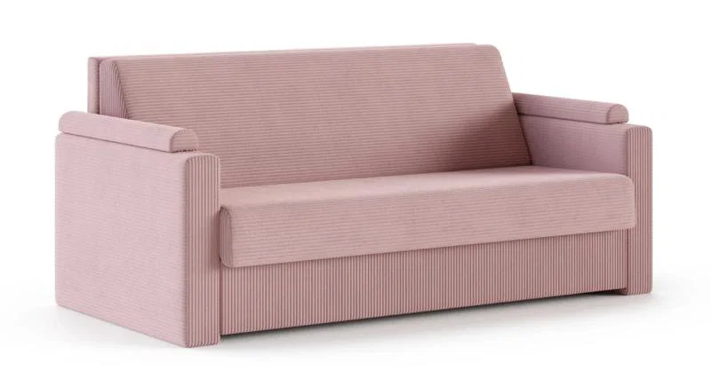 Rozkládací pohovka VIBO RŮŽOVÁ SZTRUKS 140x197cm