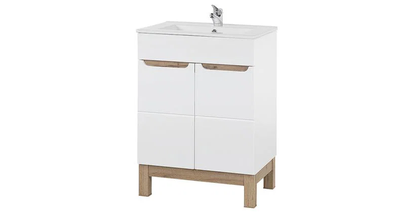 Koupelnová skříňka BALI WHITE 60cm s umyvadlem
