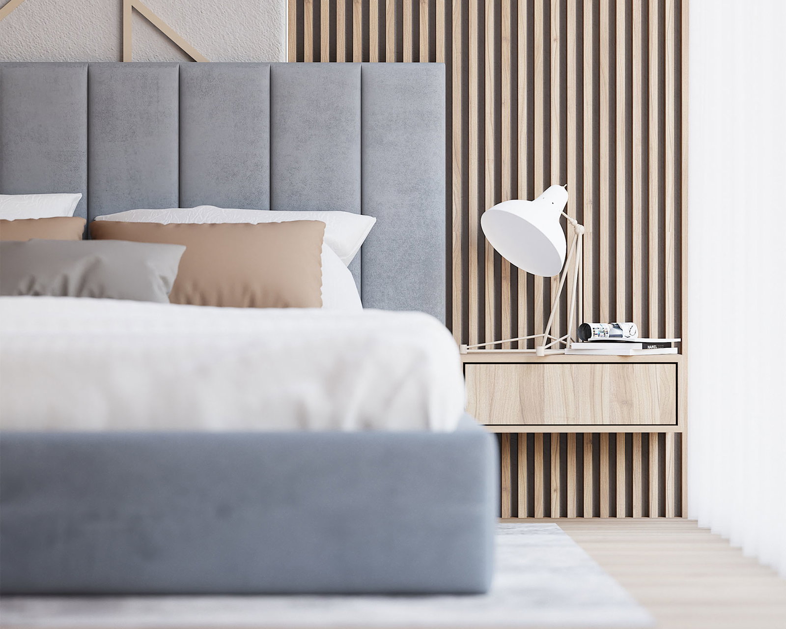 Čalúnená posteľ COLORADO 200x200 s kovovým zdvižným roštom SIVÁ TRINITY