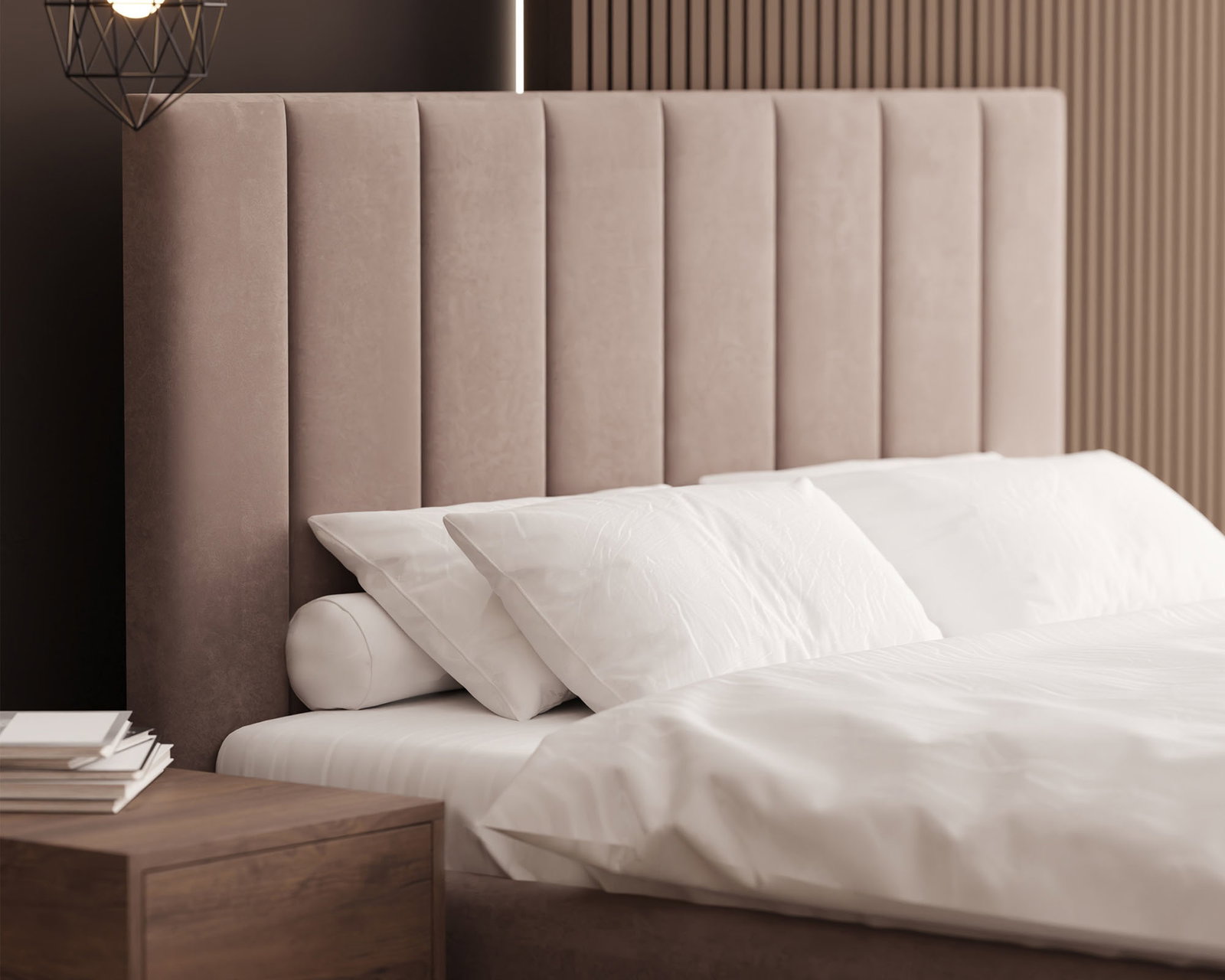 Luxusná posteľ COLORADO 120x200 s kovovým zdvižným roštom Béžová PARIS