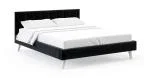 Čalouněná postel HEAVEN 120x200 Paris černá