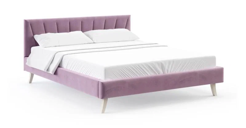 Čalouněná postel HEAVEN 140x200 Paris fialová