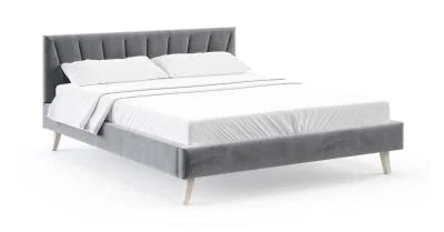 Čalouněná postel HEAVEN 140x200 Paris šedá