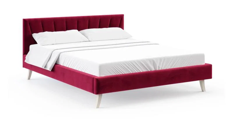 Čalouněná postel HEAVEN 180x200 Paris vínová