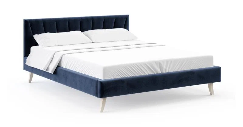 Čalouněná postel HEAVEN 180x200 Paris tmavě modrá