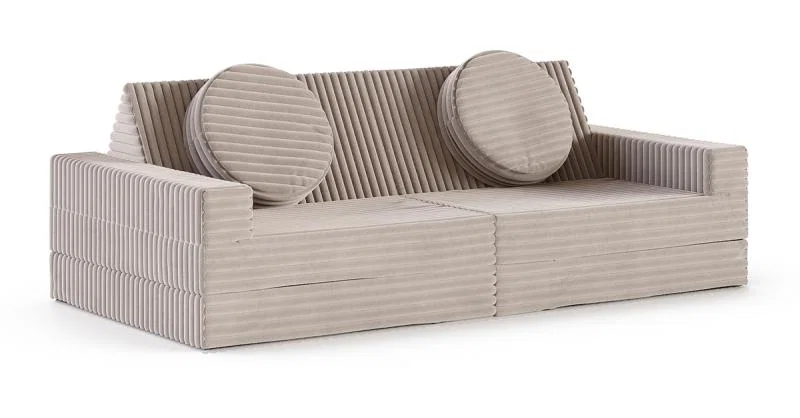 Rozkládací pohovka VARIANT BÉŽOVÁ SZTRUKS 160x80