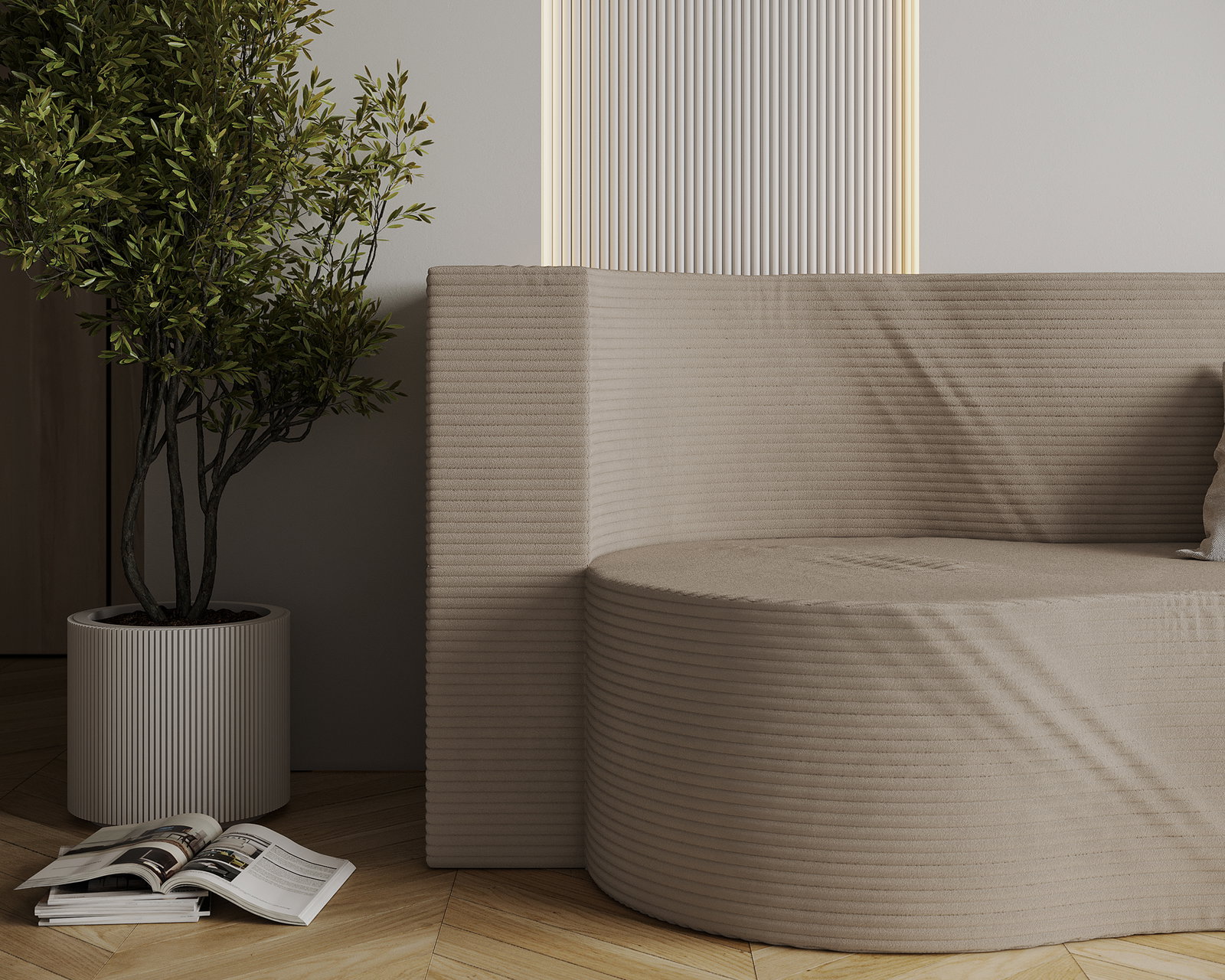 Rozkladacia pohovka TWIST BÉŽOVÁ SZTRUKS 120x200