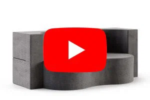 Rozkládací pohovka TWIST TMAVĚ ŠEDÁ SZTRUKS 120x200