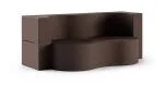 Rozkládací pohovka TWIST GARDEN HNĚDÁ voděodoná 120x200