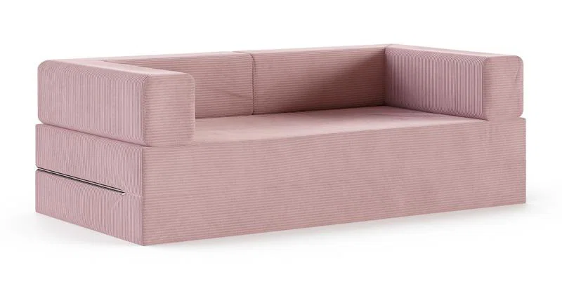 Rozkládací pohovka AVIO RŮŽOVÁ SZTRUKS 200x200