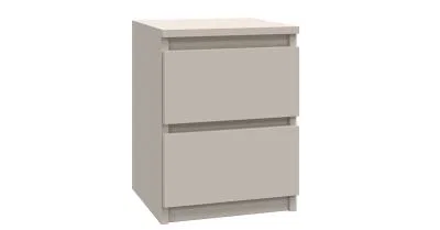 Noční stolek MALWA M2 se 2 zásuvkami KAŠMÍR