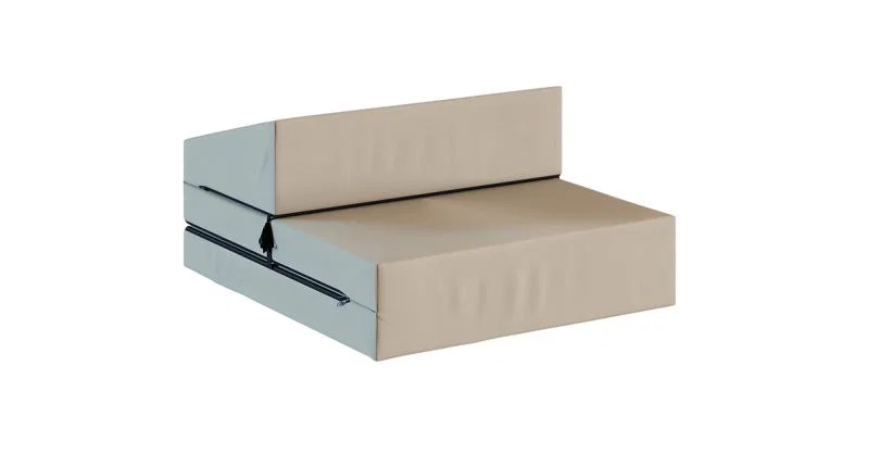 Rozkládací zahradní pohovka SUZI GARDEN BÉŽOVÁ voděodolná 70x200 výška 9 cm