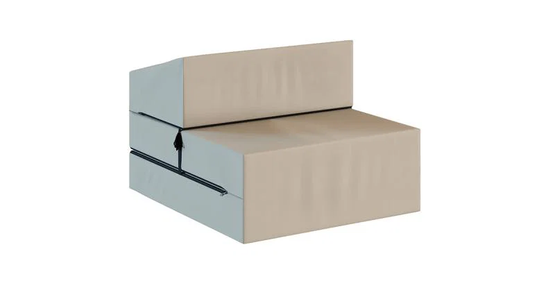 Rozkládací zahradní pohovka SUZI GARDEN BÉŽOVÁ voděodolná 70x200 výška 14 cm