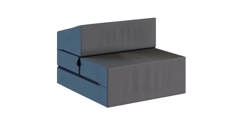 Rozkládací zahradní pohovka SUZI GARDEN ŠEDÁ voděodolná 70x200 výška 14 cm