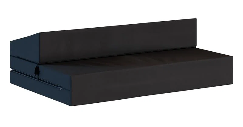 Rozkládací zahradní pohovka SUZI GARDEN ČERNÁ voděodolná 120x200 výška 9 cm