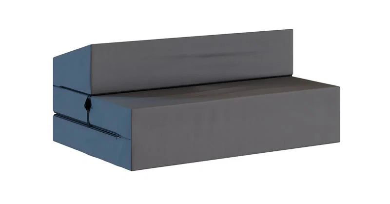 Rozkládací zahradní pohovka SUZI GARDEN ŠEDÁ voděodolná 120x200 výška 14 cm