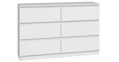 Komoda MALWA M6 120cm BÍLÁ matná