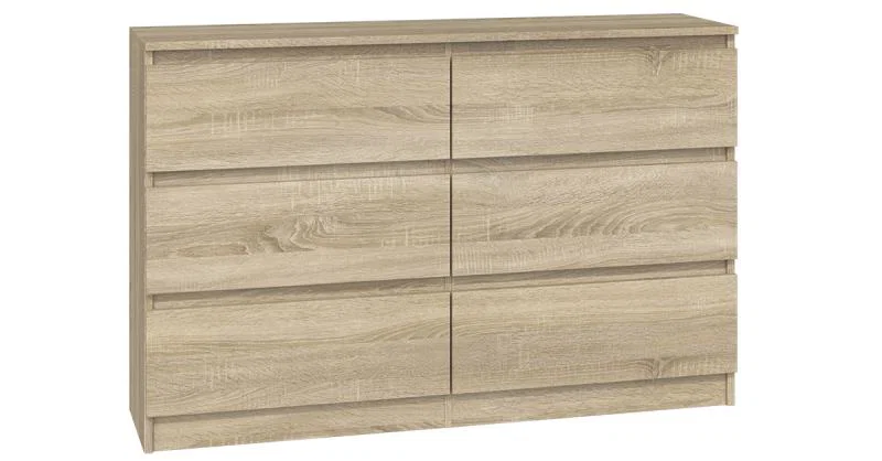 Komoda MALWA M6 120cm DUB SONOMA matná
