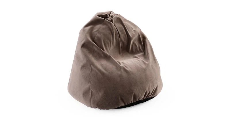 Sedací vak SAKO TRINITY hnědý 95x115 cm