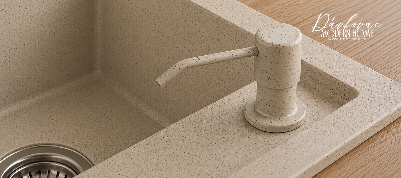 Dávkovač na čistiace prostriedky – BÉŽOVÝ