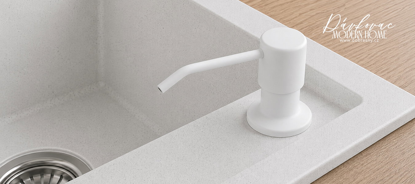 Dávkovač na čistiace prostriedky – BIELY