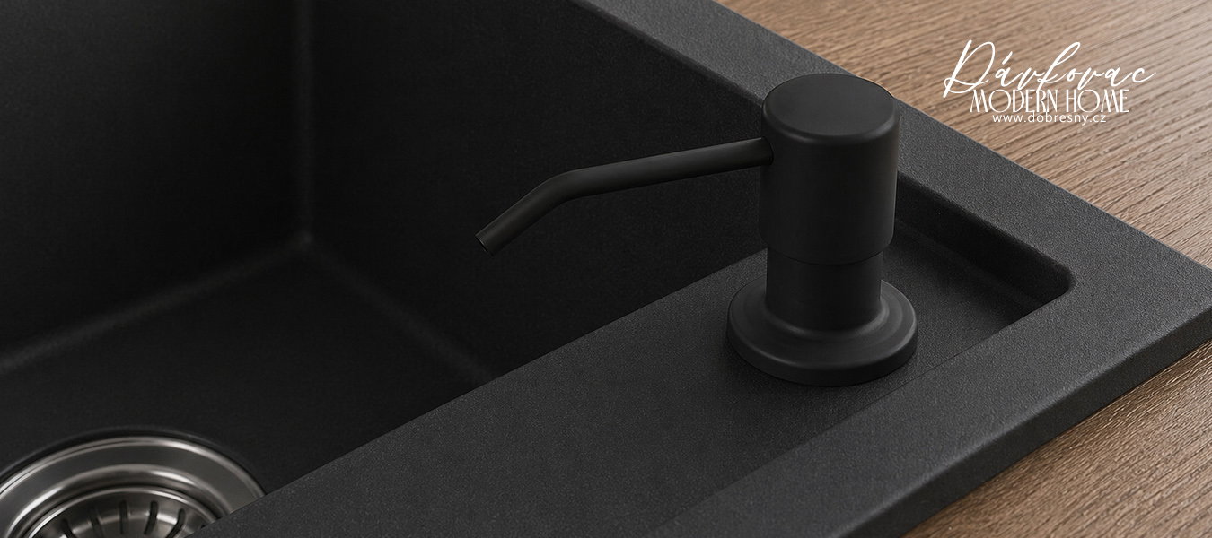 Dávkovač na čistiace prostriedky – ČIERNY