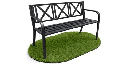 Zahradní lavice CROSS 119x76x34cm