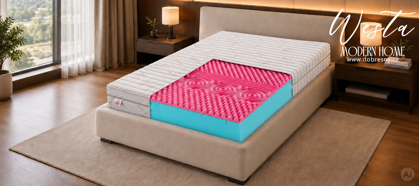 Penový matrac WESTA BAMBOO 80x200x20cm