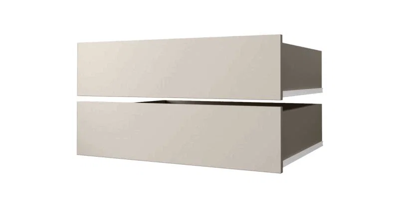 Sada 2 ks zásuvek – Kašmír | pro šatní skříně LUX 110–200 cm