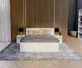 Manželská postel 180x200 PANAMA KLASIK BÍLÁ