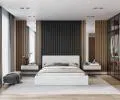 Luxusní manželská postel VEGAS bílá 180x200 z eko kůže s kovovým roštem