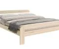 Moderní postel DALLAS 180x200 dřevěná BOROVICE