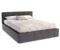 Čalouněná postel FLORIDA 160x200 s kovovým zdvižným roštem GRAFIT