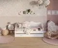 Pěnová matrace dětská MILETO ALOE VERA 90x180 cm s paměťovou pěnou 10cm