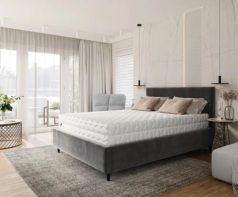 Taštičková matrace GINASO MAX JERSEY 80x200 cm s KOKOSEM 28 cm