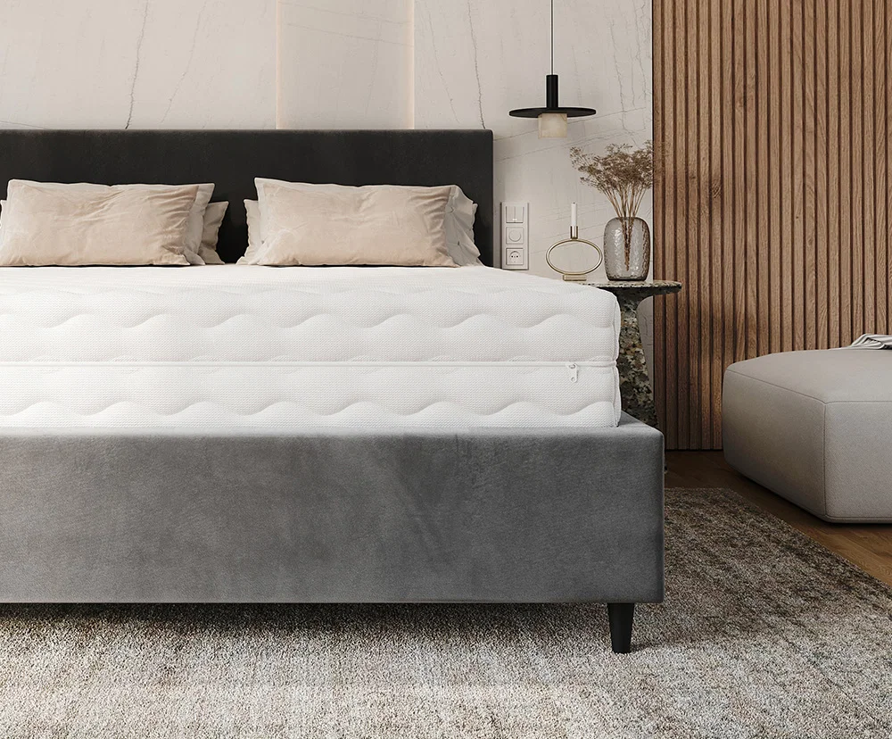 Taštičková matrace GINASO MAX JERSEY 80x200 cm s KOKOSEM 28 cm